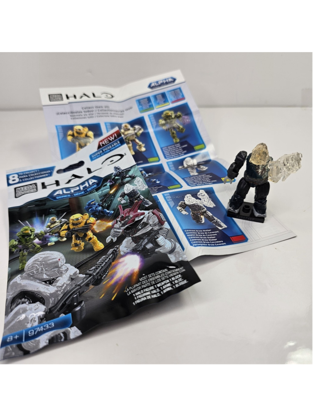 Mega Blocks Halo Ultra Rare Covenant Brute Stalker AC Alpha Series USED